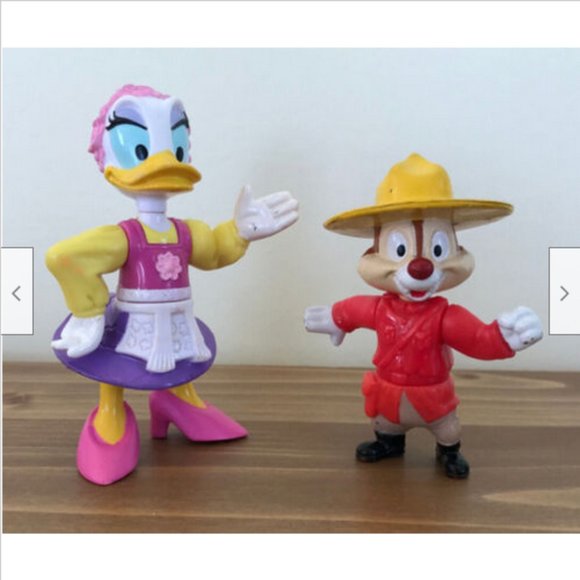 Epcot Center Daisy Duck German Pavilion + Chip & Dale Rescue Ranger Toy Figures - Picture 1 of 6
